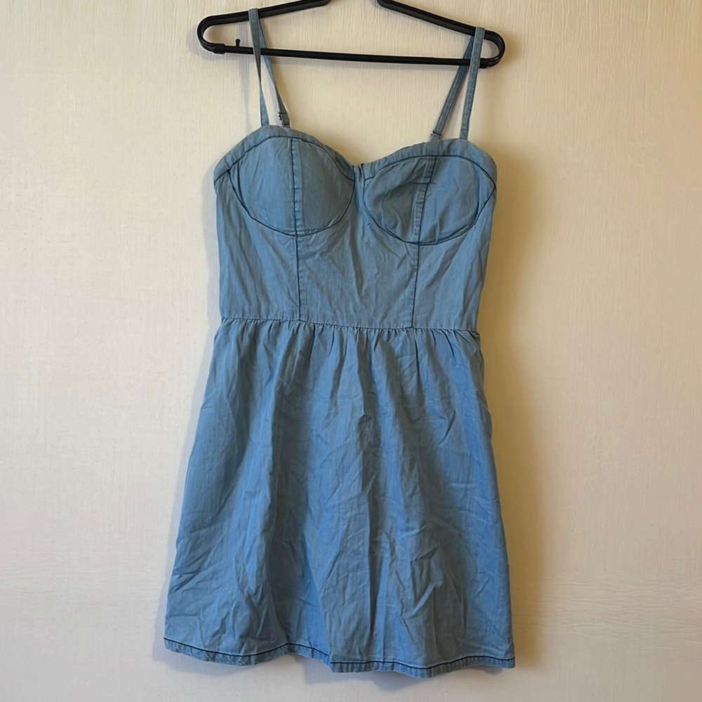 Guess faux-denim dress